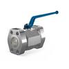 Ball valve Series: MKHP-DN32-SAE210 M12-1128 Zn Steel/POM/FPM (FKM) Handle PN280 SAE210 flange DN32